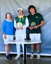 Winners Greg Fletcher and Felix Gelman White